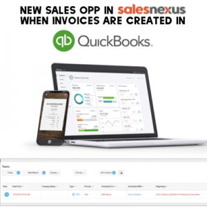 Salesnexus and Quickbooks Integration-Sales Opportunities