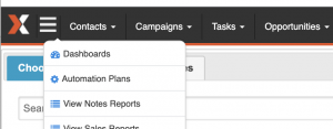 main navigation improvement