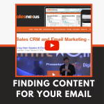 Finding Content for Your Email