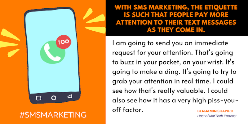 How does SMS marketing differ from email marketing?