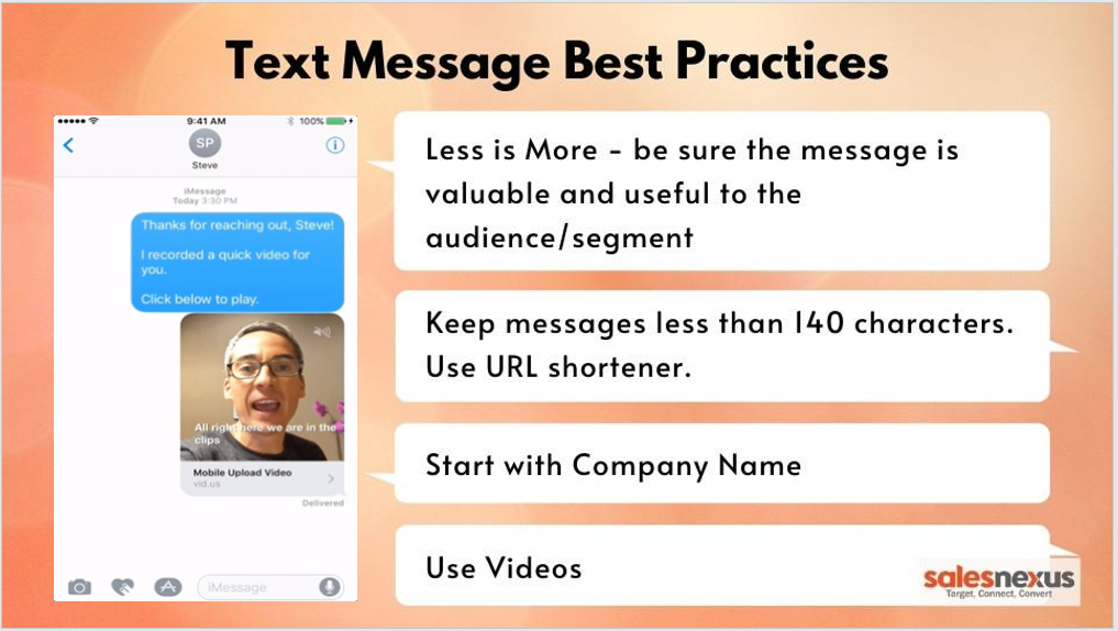 Text Message Best Practices