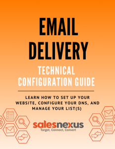 EMAIL DELIVERY: Technical Configuration Guide