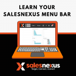 Learning Your SalesNexus Menu Bar
