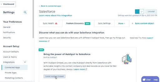 Hubspot Salesforce Integration